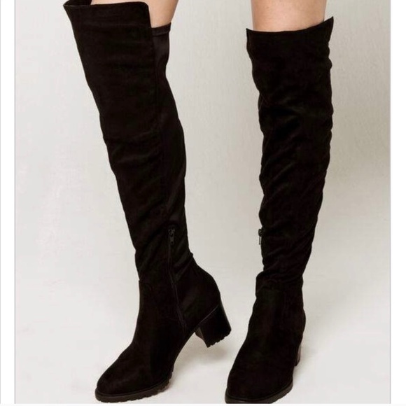Wild Diva Shoes - Over The Knee Boots